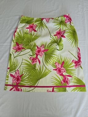 Russell Kemp Pink & Green Floral Skirt